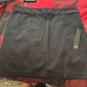 Black high waisted skirt